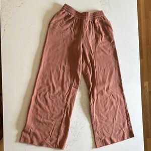 Richer Poorer Women's Dusty Rose Wide Leg Sweats